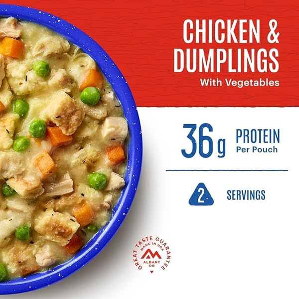 SURVIVAL, BACKPACKING & CAMPING FOOD | 2 SERVINGS BY MOUNTAIN HOUSE