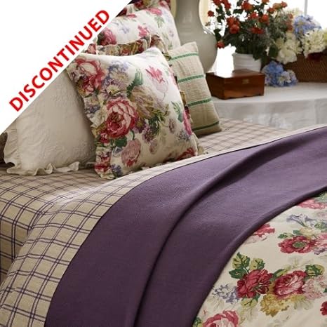 Amazon.com: Ralph Lauren Lake House Surrey Garden Purple Full Queen
