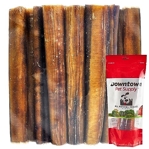 Downtown Pet Supply Bully Sticks for Dogs (12", 5Pack, Jumbo) NonGMO