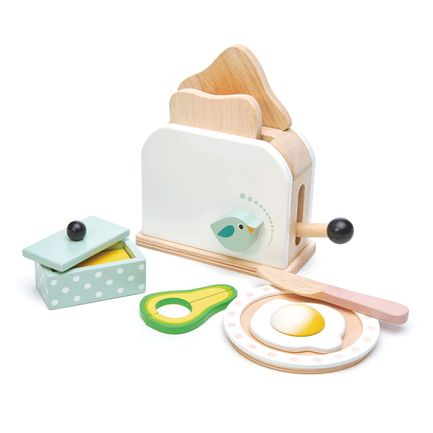 Tenderleaf Toys Pretend Play Kitchen Accessories: Fun & Educational - Pretend Play And Roleplay For Children (Toaster)