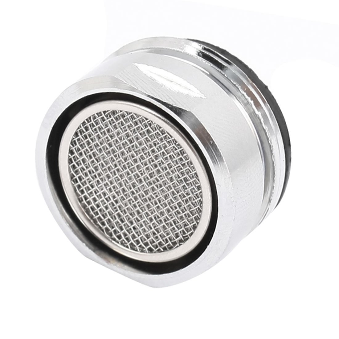 sourcing map Faucet Tap Filtering Net Spout Aerator Nozzle 24mm Thread Silver Tone