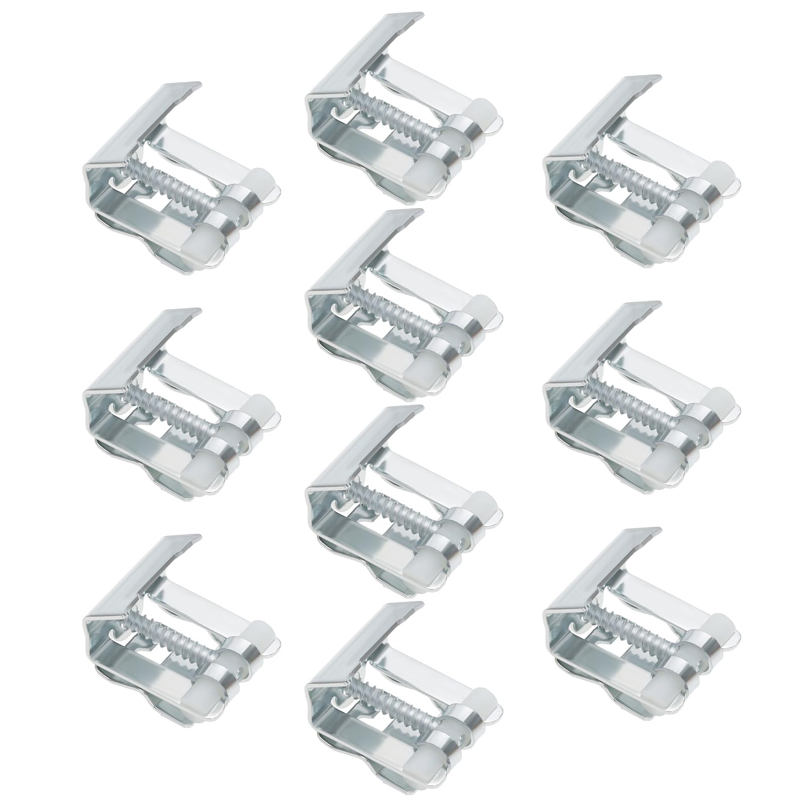 eMagTech 10Pcs Kitchen Sink Clips Kitchen Sink Fixing Clips Brackets Sink Mounting Clips for Laundry Room Kitchen Sink Shower Room