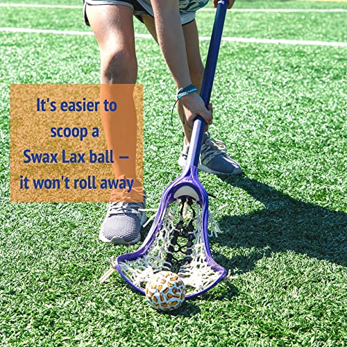 SWAX LAX Lacrosse Training Ball Indoor Outdoor Practice Less Bounce
