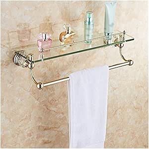 estante Riel para toallas Soporte de almacenamiento en esquina Estantes