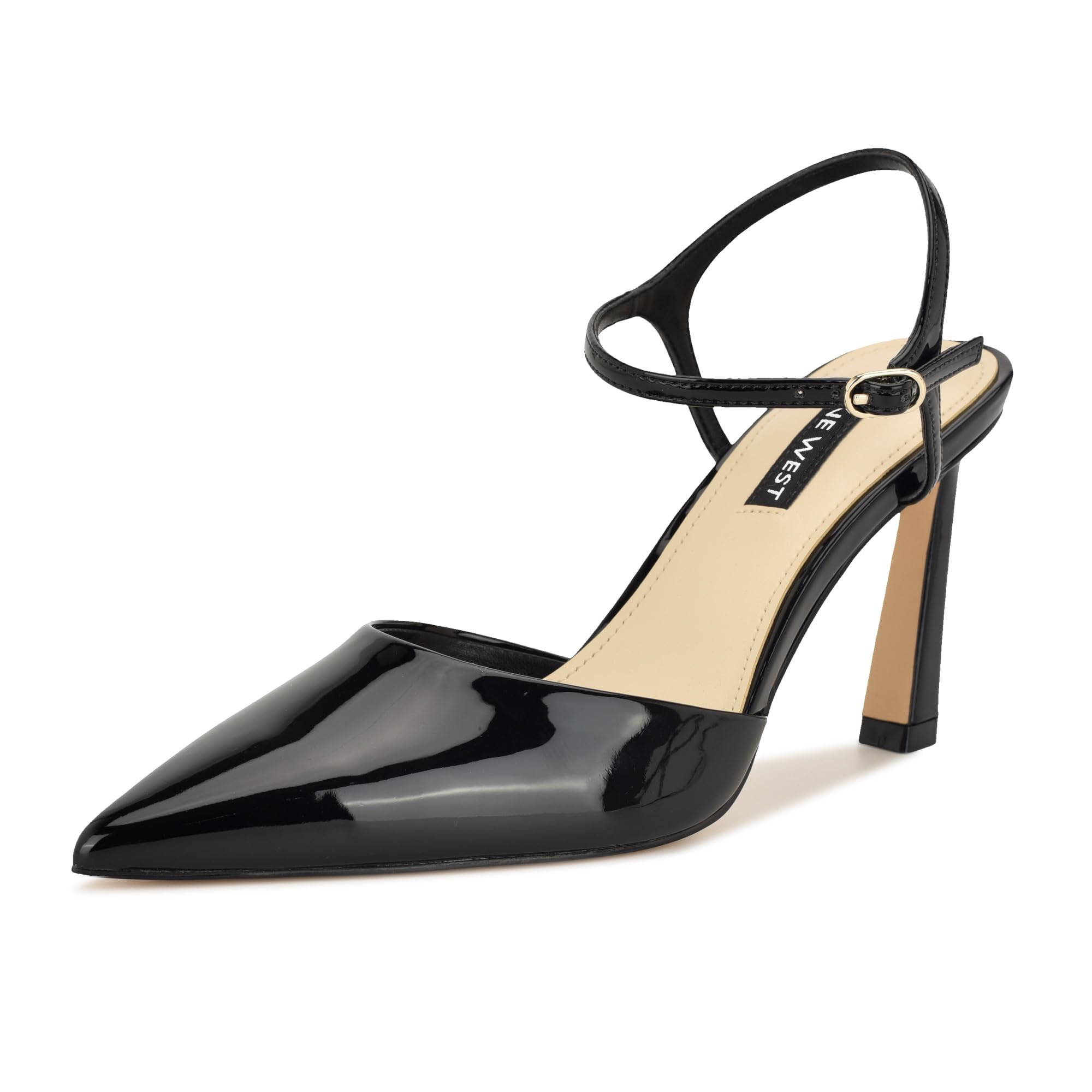 Nine West Women’s Dres Pump, Black Patent 001, 8.5