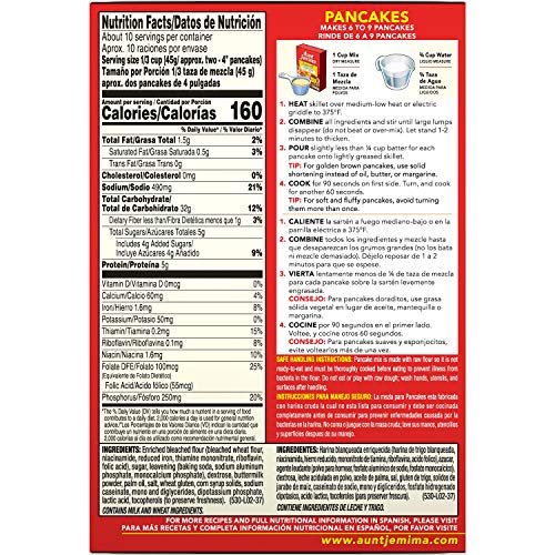 Aunt Jemima Buttermilk Complete Pancake and Waffle Mix, 1 Pound (Pack of 12) Pricepulse