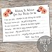 Bridal Wishes and Advice Cards For Bride To Be - 50 Count