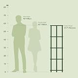 Furinno Turn-N-Tube 5 Tier Corner Shelf Black Grey view 5
