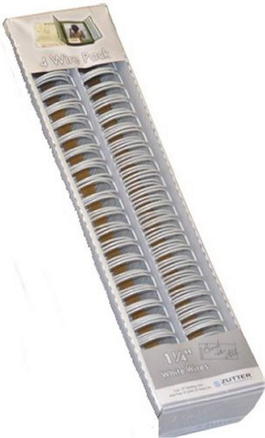 Zutter Bind-It-All OWire 1.25-inch 4/Pkg-White, Other, Multicoloured, 6.09 x 7.62 x 31.75 cm