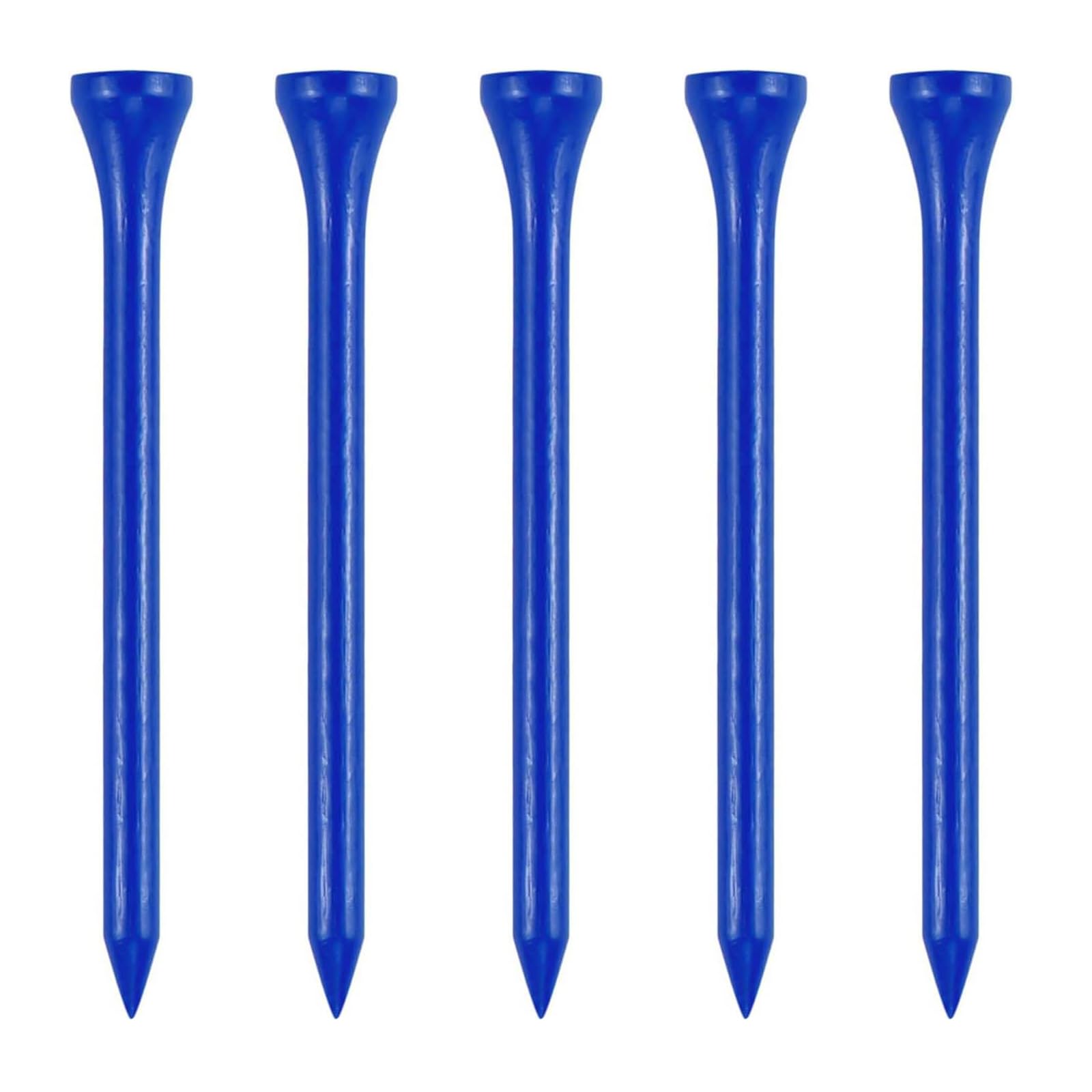 Zivisk Wooden Golf Tees 3-1/4 inch 100 Count, Long Golf Wood Tees(Blue,83mm)