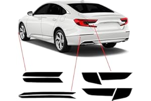 BOGAR TECH DESIGNS - Precut Fog Tail Light Reflectors Tint Kit Compatible with and Fits Honda Accord 2018-2022, Dark Smoke