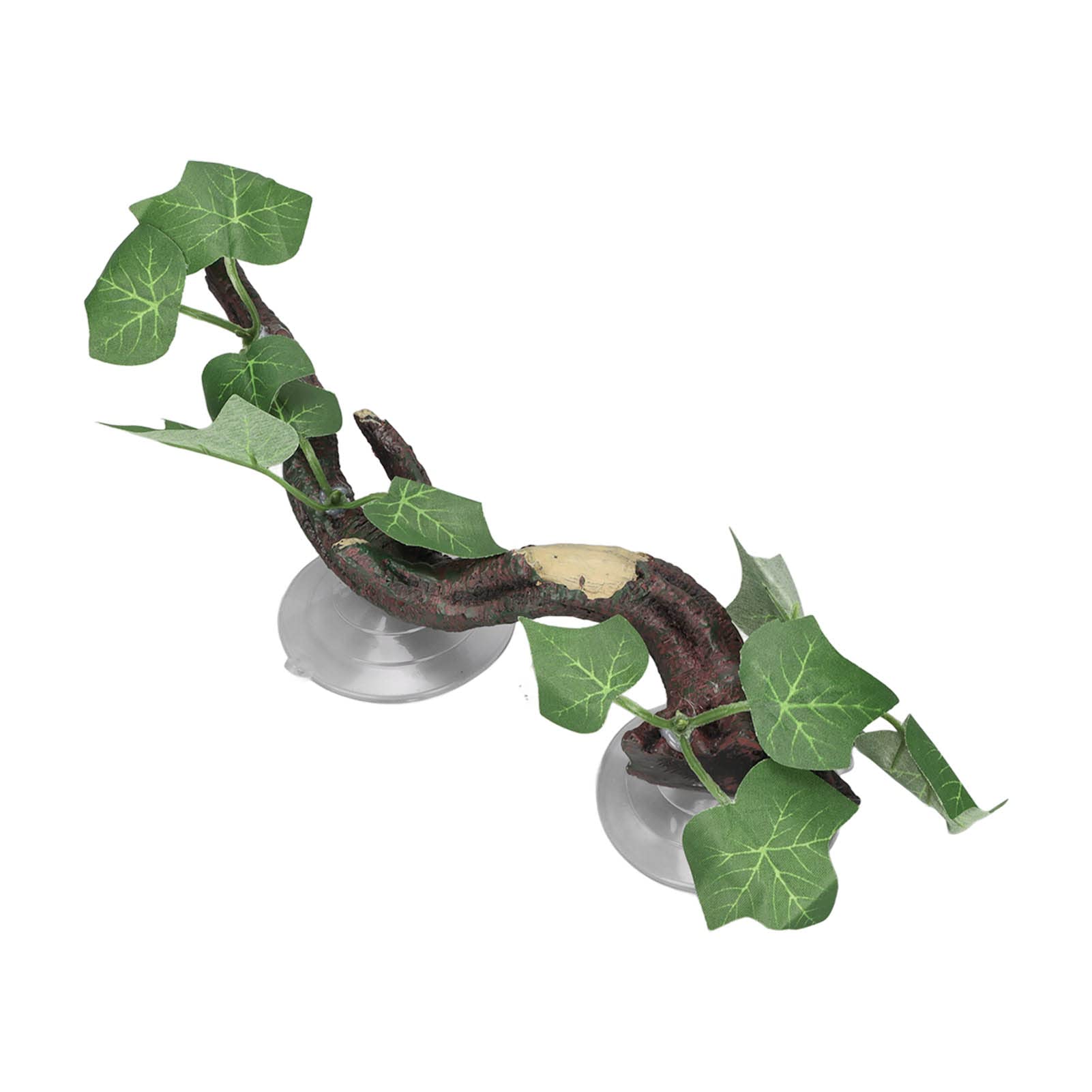 Reptile climbing branch, simulation of reptile corner branch Strong suction relieve boredom with aquarium suction cup
