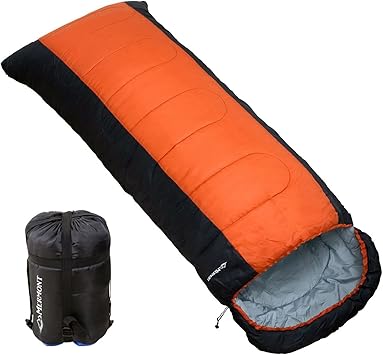 Amazon Mermont 寝袋 シュラフ 封筒型 洗える寝袋 耐寒温度 12 収納袋付き オレンジ ウェイモール Weimall スポーツ アウトドア