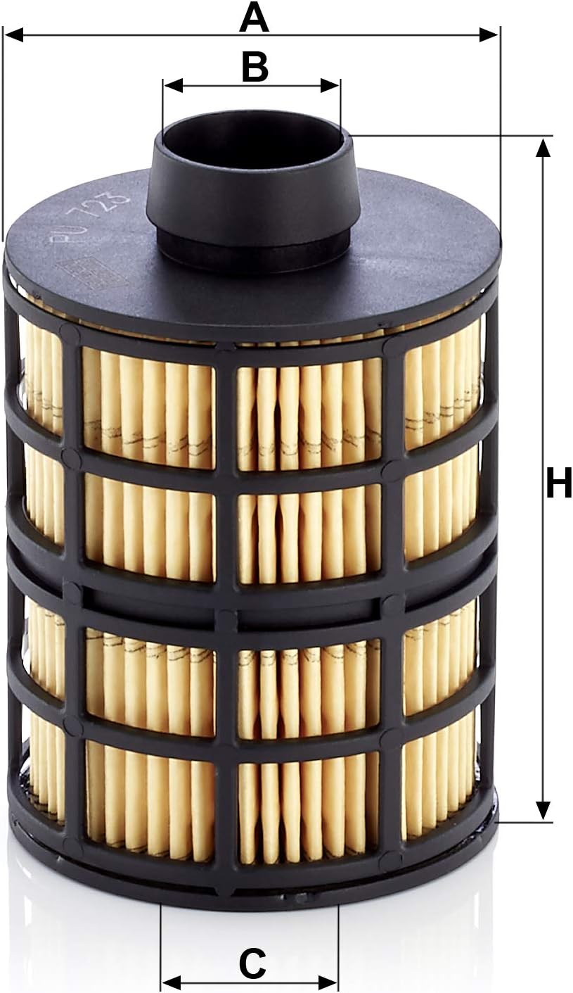 MANN-FILTER PU 723 x Fuel Filter - CARS + TRANSPORTERS, Black, Einzelpack - Image 3