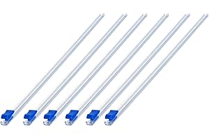 GEGADO Plastic Wrap Cutter Slide Cutter - 6 pcs Self-Adhesive Fit 12" Roll Plastic Wrap Slide Cutter for Foil Wax Paper Parchment Paper - Slide Cutter Replacement Fit Most Brands Wrap Dispenser