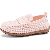 BMCiTYBM Toddler Boys Girls Loafers Comfortable Dressy Casual Knit Flats Lightweight Breathable Slip On Walking Shoes
