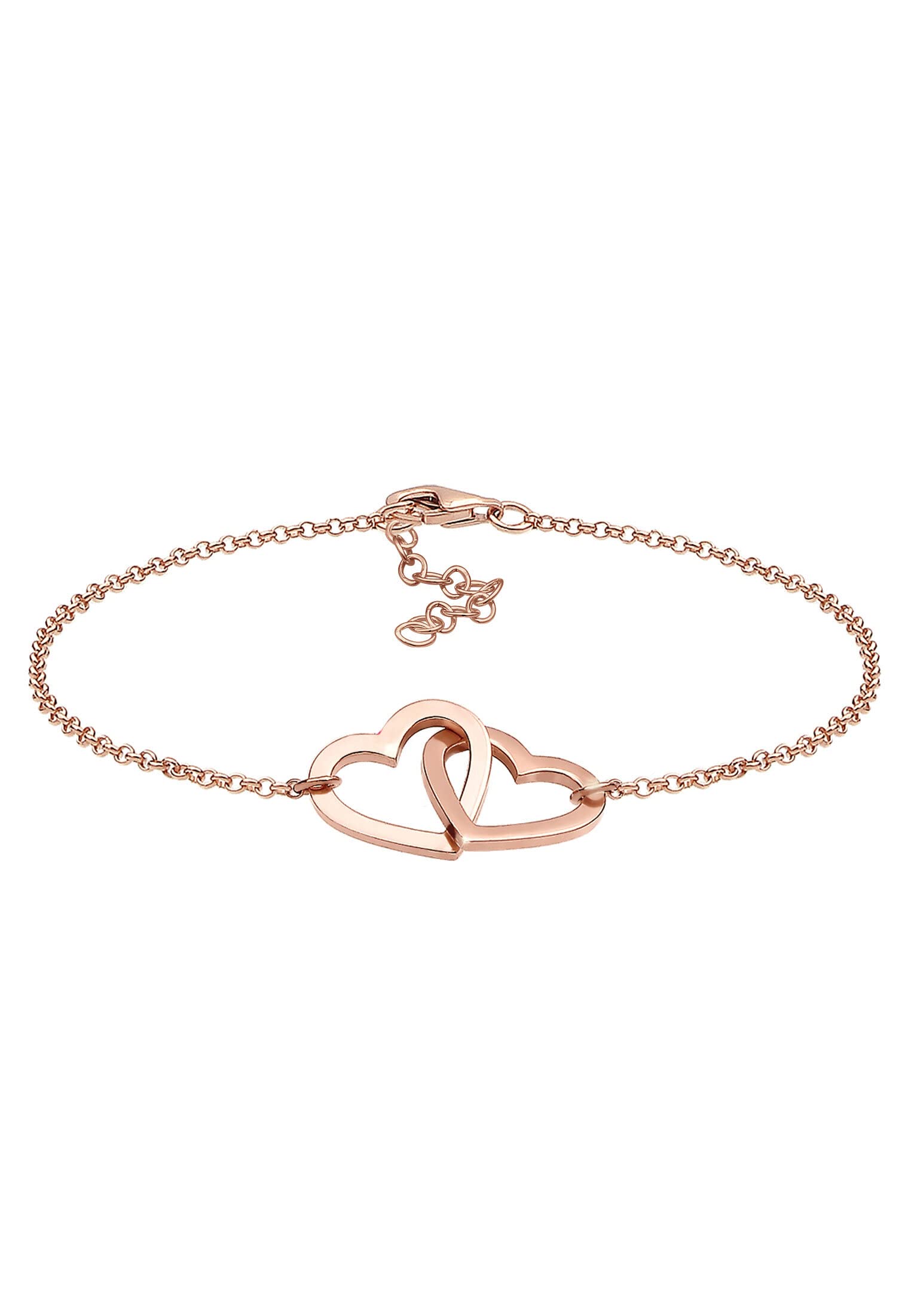 Elli Women's 925 Sterling Silver Xilion Cut Bracelet of Length 18 cm