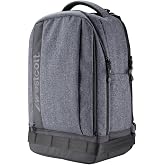 Westcott Lite Traveler Backpack | 36L waterproof 900D nylon backpack with tripod holder for cameras, lenses and 15.6-inch laptops