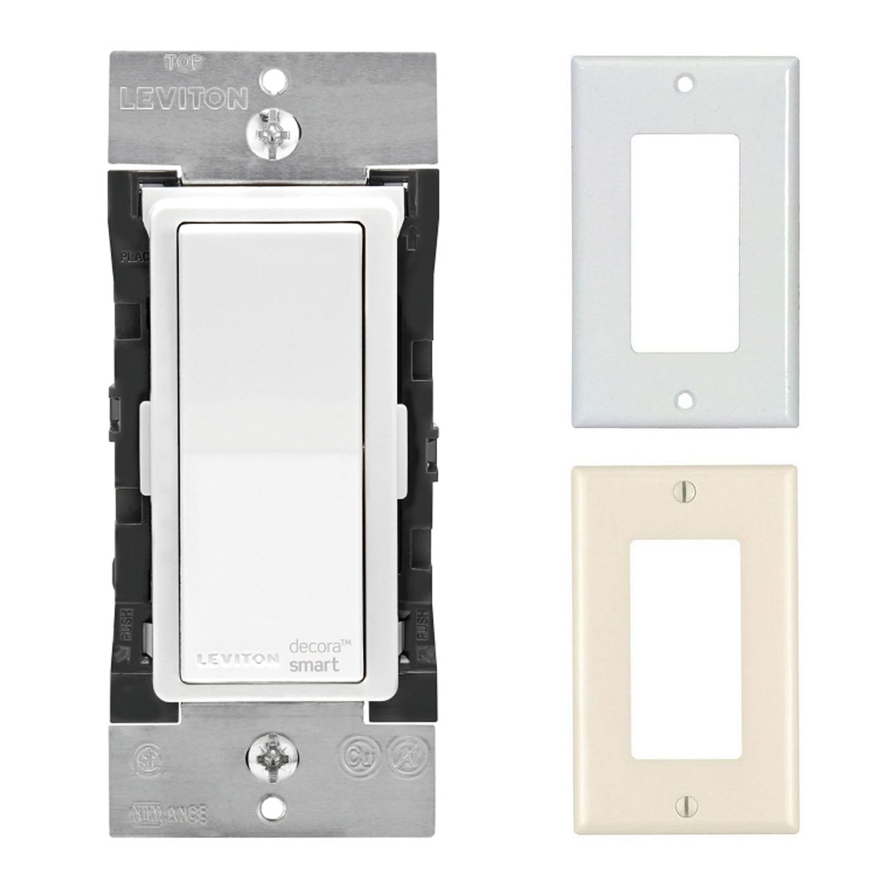 Leviton DW15S1BZ Decora Smart WiFi 15A Universal LED/Incandescent