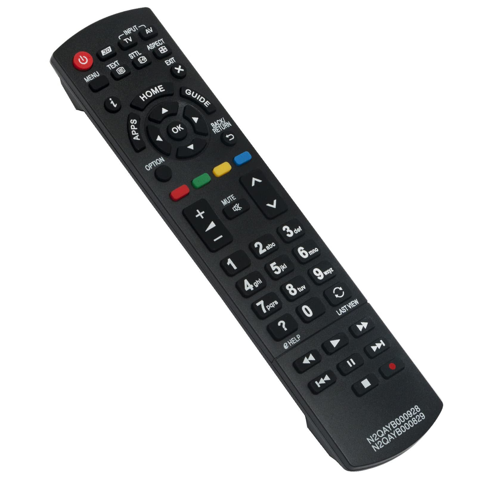 N2QAYB000928 N2QAYB000829 Sub N2QAYB000934 N2QAYB000933 N2QAYB000936 Replacement Remote Fit for Panasonic TV TX-48AX630E TX-48AXR630 TX-48AXW634 TX-50AS650B TX-50AS650E TX-50ASW654