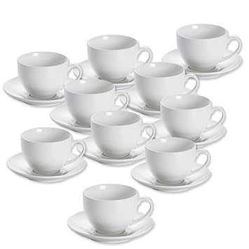 10er SET Teetasse mit Untertasse 14,5 cm von Maxwell & Williams