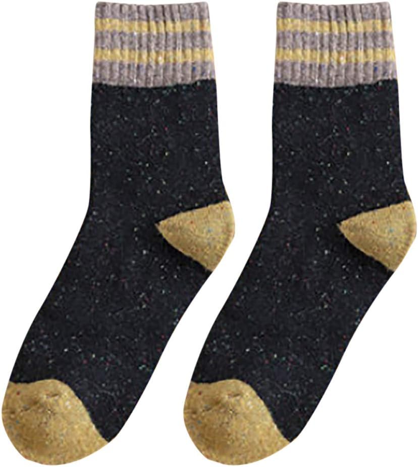 Womens Wool Socks Winter Athletic Socks Crew Sock Warm Hiking Wool Soft Thick Mid Calf Socks Daorokanduhp