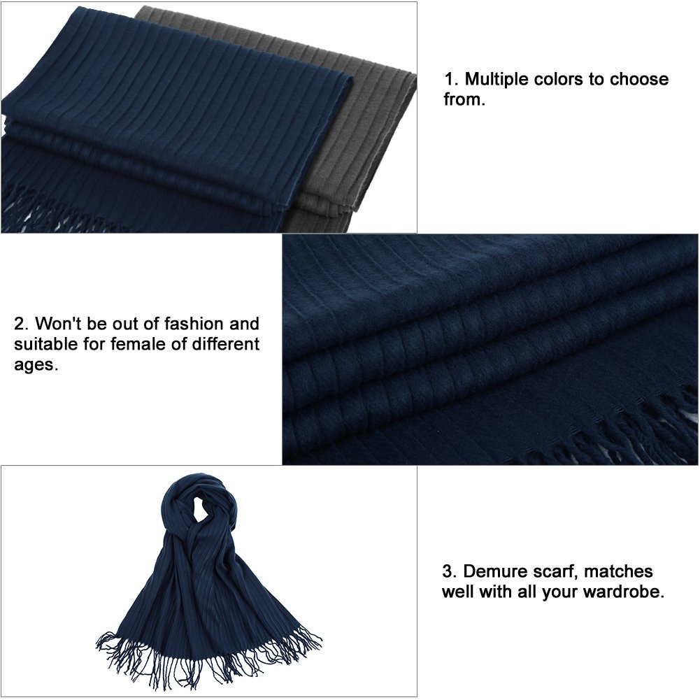 VBIGER Bufanda de Invierno de largo Oversize Caliente Bufanda Wrap para hombre y mujer