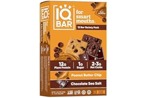 IQBAR Plant Protein Bar Variety Pack 12 ct.