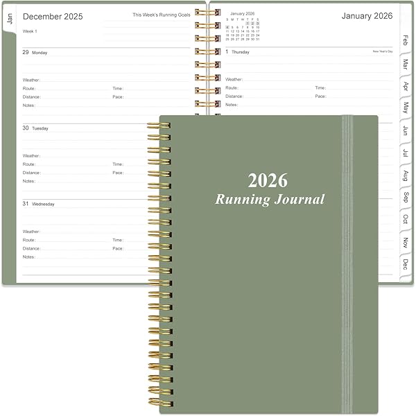 Marathon Training Journal: Running Log Book For Women (Sized