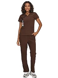 floralhue Scrubs for Women, V-Neck Scrubs Top