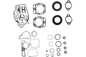 AUTVAN Complete Engine Gasket Kit for Kawasaki Gas Mule KAF620 2500, 2510, 2520, 3000, 3010, 3020, 4000, 4010 FD620 & FD661 with 2 Oil Seals Dirt Bike Engine Gasket Valve Seal O-Ring Set Kit New
