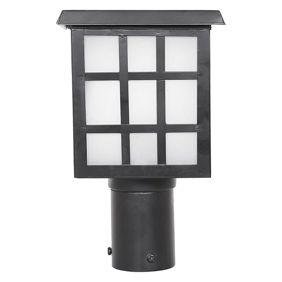 Chauhan Brother Electric Black Metal Pole Light