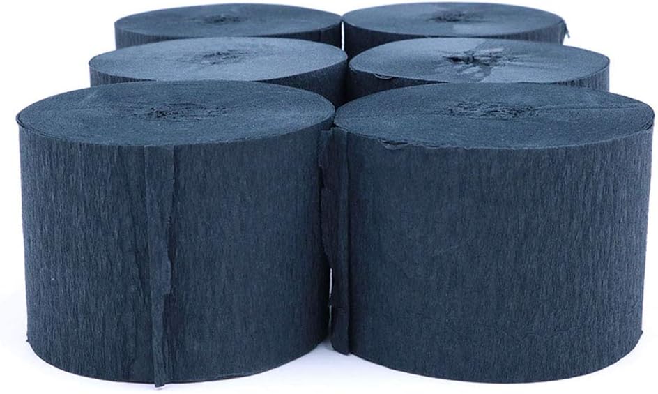 ANCLLO 6 Rolls 4.5cm x 25m Crepe Paper Party Streamers - Image 4