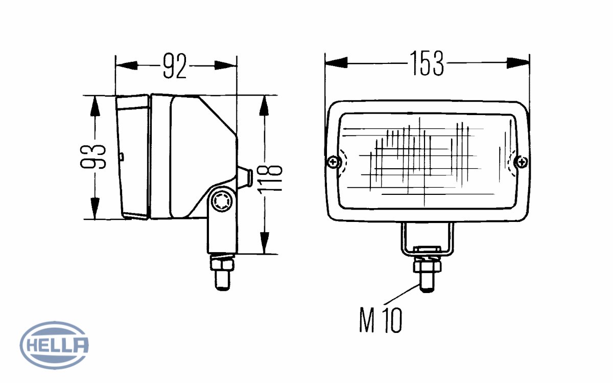HELLA 1EL 247 047-251 Faro principale per SKODA