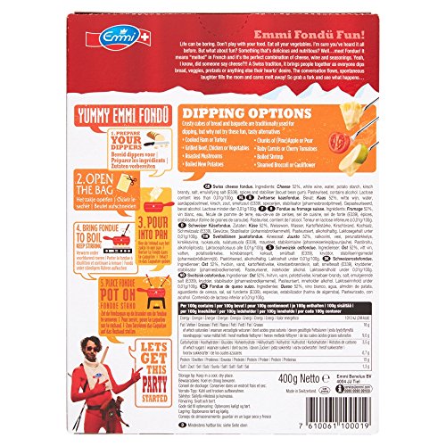 Fondue Suisse - Pack of Cheese for Fondue - 14 Oz