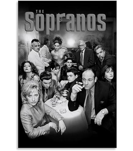 Poster De L'émission Télévisée Les Sopranos (2) - Impression Sur