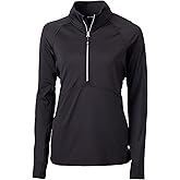 Cutter & Buck Womens Long Sleeve Adapt Eco Knit Half Zip Pullover