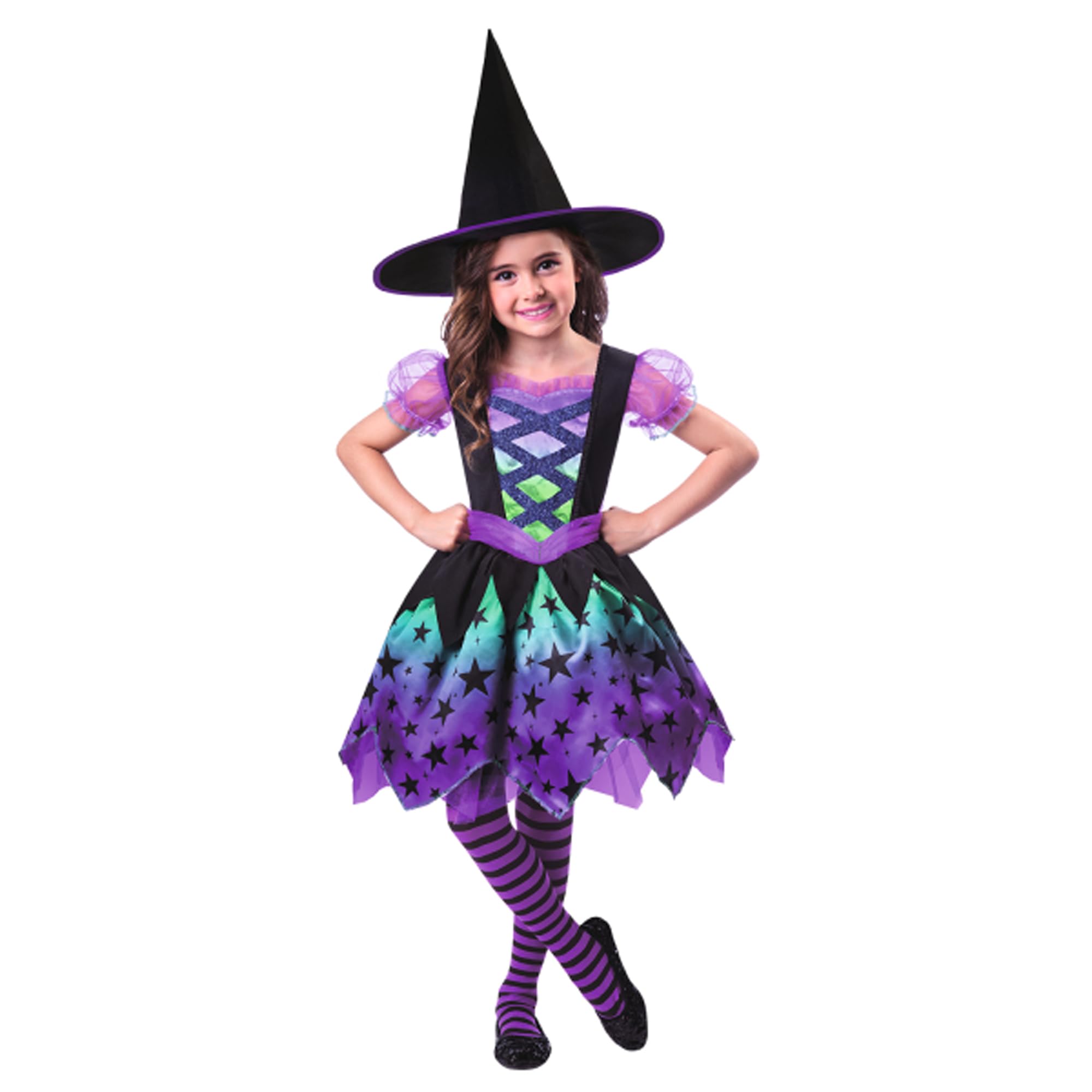 Amscan 9902766 - Girls Spell Casting Cutie Witch Halloween Costume - Age 2-3 Yrs