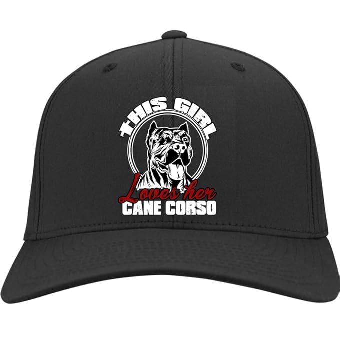 Her Cane Corso Hat I Love My Dogs Twill Cap Twill Cap