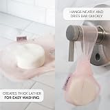 Kitsch Bottle Free Beauty Soap & Shampoo Bar Holder Blush Mesh Bag view 6