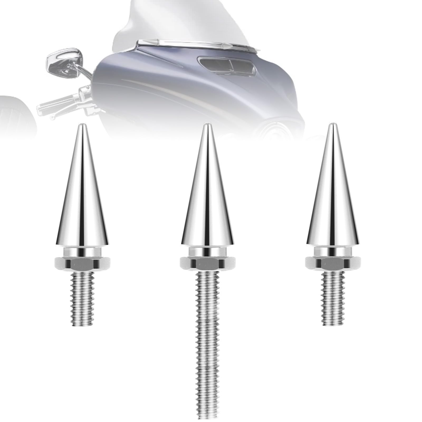 Photo 1 of AEEAST Chrome Fairing Windshield Bolts Compatible for Harley Davidson Touring 2014-2024 Ultra Limited Street Glide Electra Glide