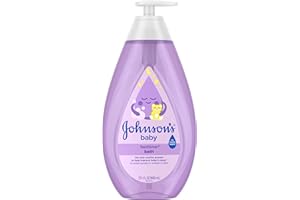 JOHNSON'S BABY Johnson's Bedtime Baby Bath with Soothing NaturalCalm Aromas, Hypoallergenic & Tear-Free Liquid Baby Bath Formula, No Parabens, Sulfates, Dyes, or Phthalates, 27.1 fl. oz