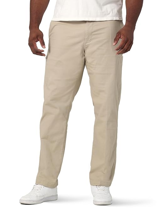 Lee Men's Big & Tall Extreme Motion Canvas Cargo Pant Buff 48W x 30L