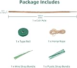Mcbazel Moss Pole 160CM Bendable Coir Plant Support with Tape & Ties view 8