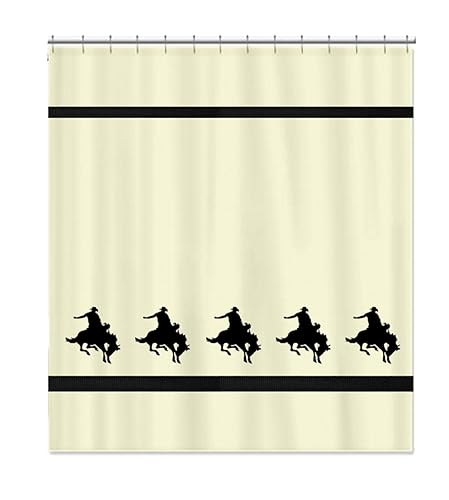 Amazon Com Rodeo Western Bucking Bronco Horse Cowboy Shower