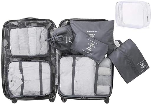 clear packing cubes amazon