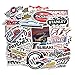 Racing Sticker Decorations for Motorcycle Skateboard Helmet 100PCS (2 x 50PCS) Vinyl Waterproof Stickers and Decals for Laptop Bike Bicycle Cars Bumper Stickers Pack