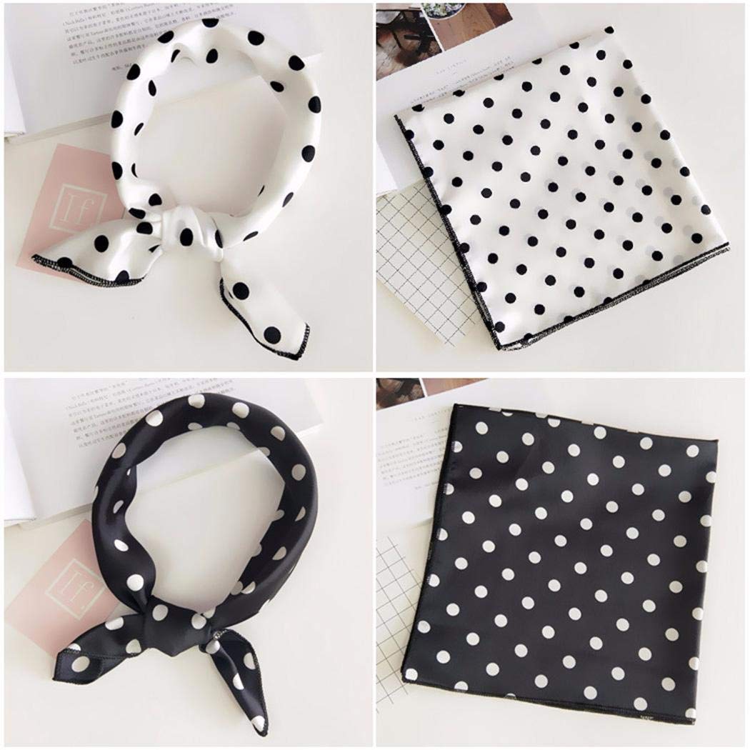 Piokikio Women Fashion Occupational Variety Decorative Prints Square Scarf