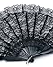 Bristol Novelty BA841 Fan Black Lace Spanish, Womens, One Size
