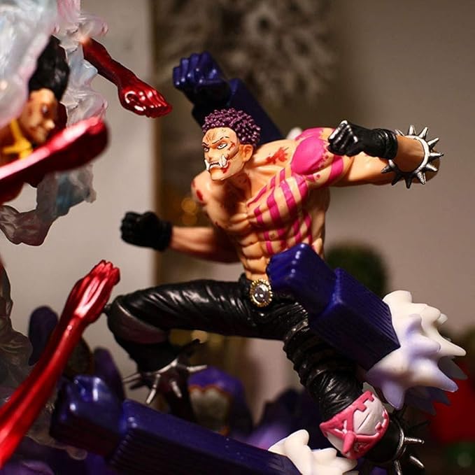 Golden Needle Anime One Piece Action Figure Luffy Vs Charlotte Katakuri Figure Pvc Home Kitchen Amazon Com